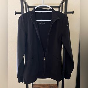 Cherokee iFlex Zip Up Scrub Jacket (Black)